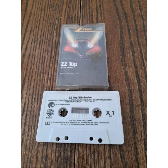 Vintage 1983 ZZ Top Eliminator Music Cassette Tape - Picture 1 of 2